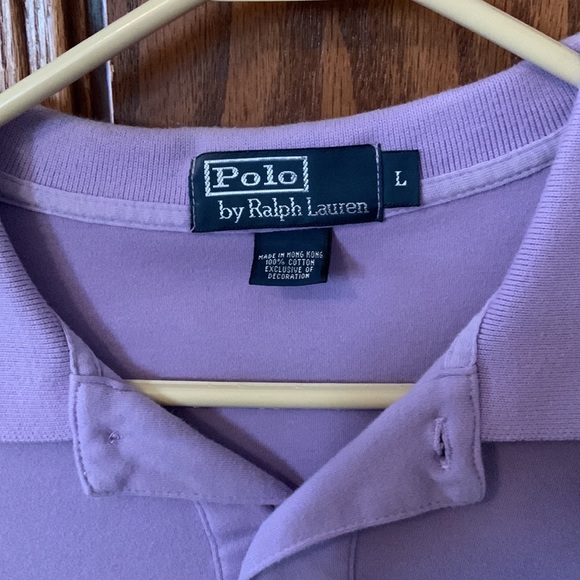 Large light purple Ralph Lauren polo. - Picture 2 of 5